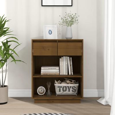 Wandkast 60x34x75 cm massief grenenhout honingbruin Wandkast 60x34x75 cm massief grenenhout honingbruin