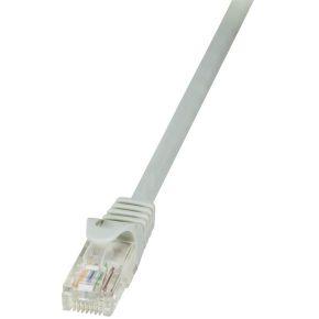 LogiLink CP2062U RJ45 Netwerkkabel, patchkabel CAT 6 U/UTP 3.00 m Grijs Snagless 1 stuk(s)