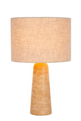 Lucide NIMUE - Tafellamp - Ø 30 cm - 1xE27 - Taupe