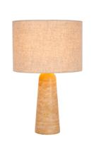 Lucide NIMUE - Tafellamp - Ø 30 cm - 1xE27 - Taupe - thumbnail