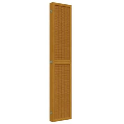 Kamerscherm met 6 panelen massief paulowniahout bruin Kamerscherm met 6 panelen massief paulowniahout bruin