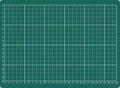 Snijmat a4 300x220mm groen Snijmat a4 300x220mm groen