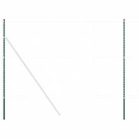 Hekpalen 2 pcs Groen 200 cm Poedergecoat staal - thumbnail