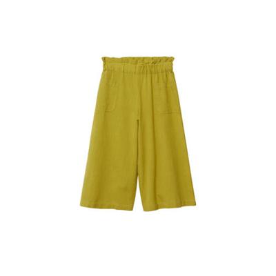 Mango Kids broek heldergeel