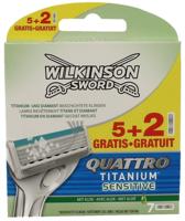 Wilkinson Quattro Titanium Sensitive Scheermesjes - thumbnail