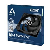 Arctic P14 PWM PST PC-ventilator Zwart (b x h x d) 140 x 27 x 140 mm - thumbnail