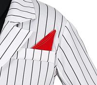 Gangster Krijtpak Heren Budget Wit - thumbnail