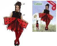 Kostuums voor Kinderen 3-4 Jaar Lieveheersbeestje Rood - thumbnail