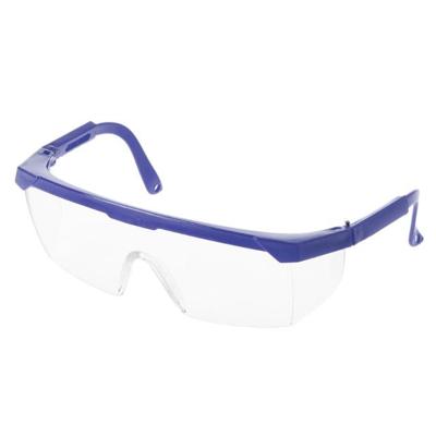 10 PC's buiten veiligheidsbril bril oog bescherming bril tandheelkundige werk Eyewear (Frame blauw witte Lens)