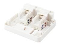 Equip 125124 contactdoos Wit - thumbnail