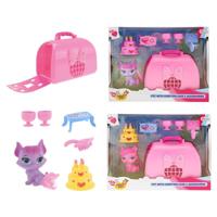 Toi-Toys Toi toys katten speelset met draagkofer - thumbnail