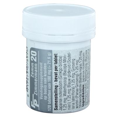 Medizimm Zemm 20 120 Tabletten