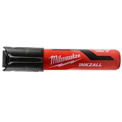 Milwaukee INKZALL Zwarte XL Beitelpunt Stift - 4932471559 Milwaukee INKZALL Zwarte XL Beitelpunt Stift - 4932471559