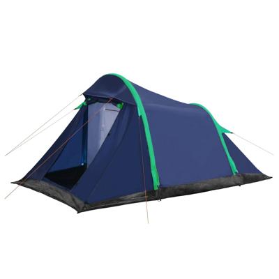 vidaXL Tent met opblaasbare tentbogen 320x170x150/110 cm blauw groen vidaXL Tent met opblaasbare tentbogen 320x170x150/110 cm blauw groen