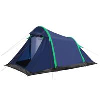 vidaXL Tent met opblaasbare tentbogen 320x170x150/110 cm blauw groen - thumbnail
