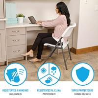 Vouwbare Stoel Lifetime 4 Stuks 50 x 82,5 x 58 cm - thumbnail