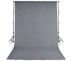 Bresser D-26 support 300cm + doek 3x6m grijs