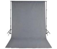 Bresser D-26 support 300cm + doek 3x6m grijs - thumbnail