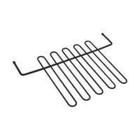 Rooster Voor Uitstortgootsteen Wiesbaden Banks 48x32 cm Mat Zwart - thumbnail