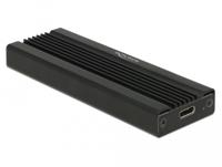 Delock 42600 M.2 SSD-behuizing USB-C, M.2 10 GBit/s M.2 PCIe NVMe 2280, 2260, 2230, 2242 42600 - thumbnail
