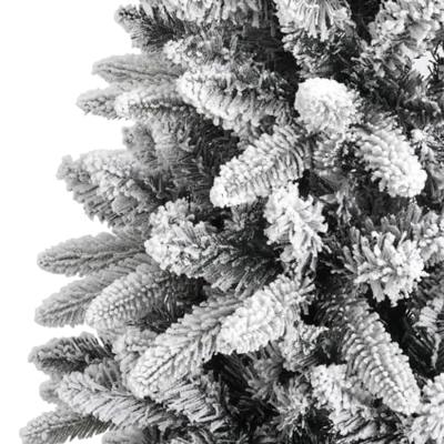 VidaXL Kunstkerstboom met sneeuw 180 cm pvc en pe