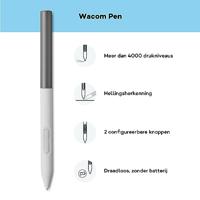 Wacom One M grafische tablet Zwart, Wit 216 x 135 mm USB - thumbnail