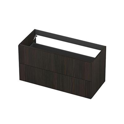 INK - Onderkast 2L Fineer Gefreesd Tbv Greep - 1000x450x520 Mm - Matt Intens Black