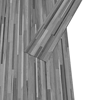 Vloerplanken zelfklevend 4,46 m 3 mm PVC gestreept grijs
