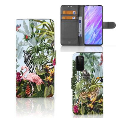 Telefoonhoesje | Met pasjeshouder | voor Samsung Galaxy S20 Jungle