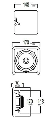 Artsound: FL101BT Actieve Outdoor Inbouw Speaker (Vierkant) - Wit Artsound: FL101BT Actieve Outdoor Inbouw Speaker (Vierkant) - Wit