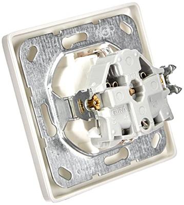 GIRA 044003 Wandcontactdoos met randaarde Inzetstuk System 55, Standaard 55, E2, Event, Event Clear, Event Opaque, Esprit, ClassiX Zuiver wit glanzend 1 stuk(s)