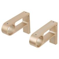 Wandsteun gordijnroede Hooked - rosé goud - Ø28mm - S/2 (2016355) - thumbnail