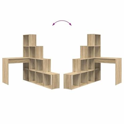 Hoekbureau Sonoma eiken 101,5 x 149,5 x 149,5 cm Bewerkt hout