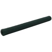 VidaXL Kippengaas 25x1,5 m staal met pvc coating groen - thumbnail