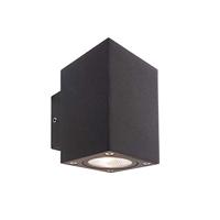 Deko Light Cubodo II Double DG Mini 731030 LED-wandlamp 10 W LED Basaltgrijs - thumbnail