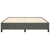 Bedframe zonder matras 180x200 cm fluweel donkergrijs - thumbnail