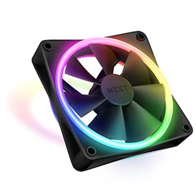 NZXT f120 rgb duo case fan (zwart, 120 x 120 x 25 mm, pwm, zonder controller)