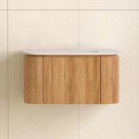 Badmeubelset Sanilux Eleganza 80 cm Zonder Kraangat Acacia - thumbnail