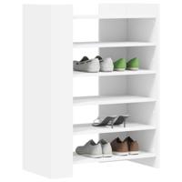 VidaXL Schoenenkast 74,5x37,5x100 cm bewerkt hout wit - thumbnail