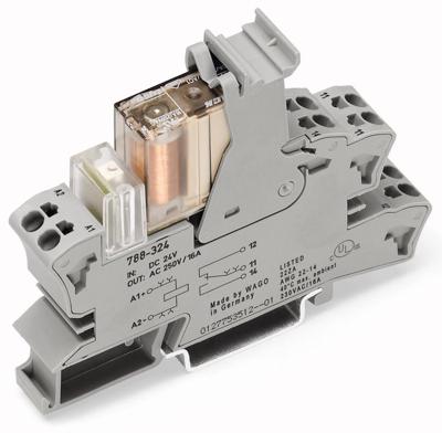 WAGO 788-346 Relaismodule (modulair) Nominale spanning: 24 V/DC Schakelstroom (max.): 8 A 2x wisselcontact 1 stuk(s)