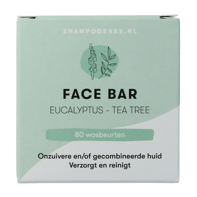 Face bar eucalyptus & tea tree 60 Gram Face bar eucalyptus & tea tree 60 Gram