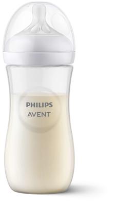 Set van 2 flesjes 330 ml Philips AVENT Natural Response doorzichtig