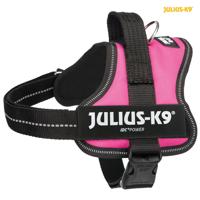 Julius K9 power-harnas / tuig voor labels fuchsia - thumbnail