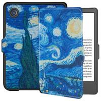 Lunso - Kobo Clara 2E hoes (6 inch) - sleep cover - Van Gogh Sterrennacht - thumbnail