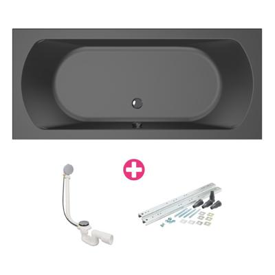 Bad Xenz Lagoon 180x80x50 cm Ebony