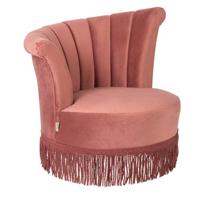Dutchbone Fauteuil Flair Pink 88 x 95 x 85 - thumbnail