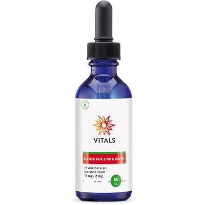 Vitals Elementair Zink Koper Druppels Vitals Elementair Zink Koper Druppels