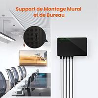 Tenda SG108 8-poorts desktopswitch (8x 100/1000 Mbit/s RJ-45-poorten, autonegation, auto MDI/MDIX, IEEE 8x flowcontrol, niet-blokkerende architectuur) zwart - thumbnail