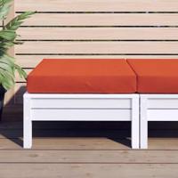Palletkussen 60x60x9,5 cm stof gemleerd rood - thumbnail