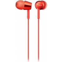 Sony MDR-EX155AP Headset In-ear 3,5mm-connector Rood - thumbnail